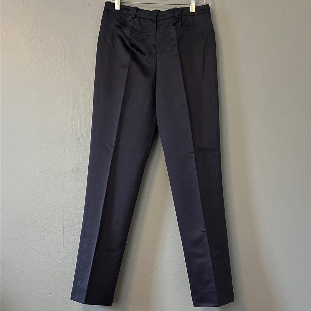 Classic Navy Tailored Dress Pants for Women